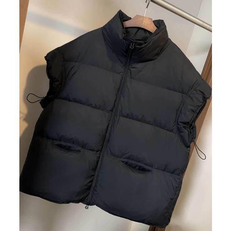 スタンドカラーボリューム中綿ベスト | SAISON DE PAPILLON  | 詳細画像25 