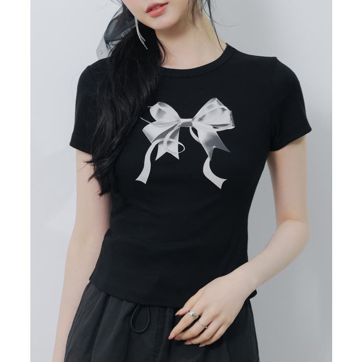 Labyrins RIBBON Tshirt White | Shury