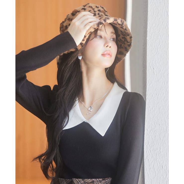 ふわふわフェイクファーバケットハット | SAISON DE PAPILLON  | 詳細画像5 