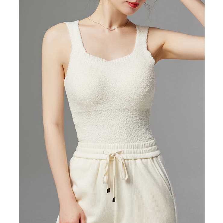 肌に優しい暖かタンクトップ | SAISON DE PAPILLON  | 詳細画像5 