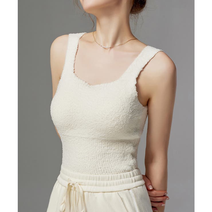 肌に優しい暖かタンクトップ | SAISON DE PAPILLON  | 詳細画像7 