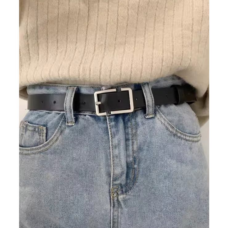 変形バックルユニセックスベルト | SAISON DE PAPILLON  | 詳細画像12 