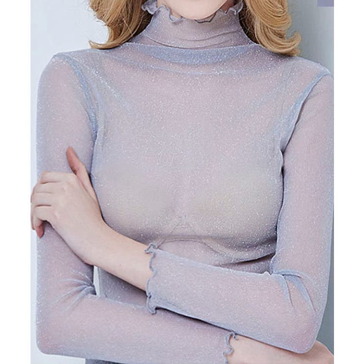 グレー | お洒落に見せるシアートップス | SAISON DE PAPILLON 