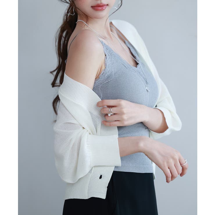 ラインストーンキャミタンク | AND ON JIONE STORE（アンドオン）ジオン商事公式オンラインストア