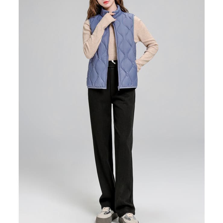 ワントーンキルティングダウンベスト | SAISON DE PAPILLON  | 詳細画像6 