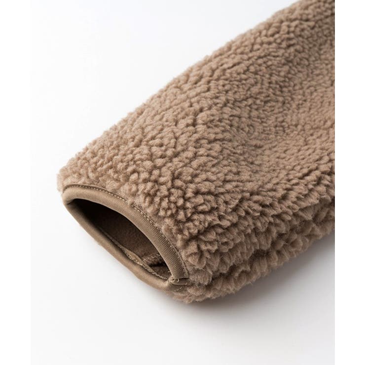 ノーカラーラグラン・スリーブボアブルゾン | SAISON DE PAPILLON  | 詳細画像12 