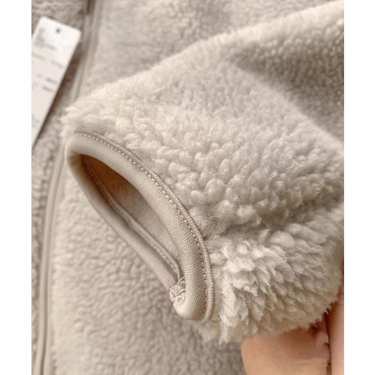 ノーカラーラグラン・スリーブボアブルゾン | SAISON DE PAPILLON  | 詳細画像19 