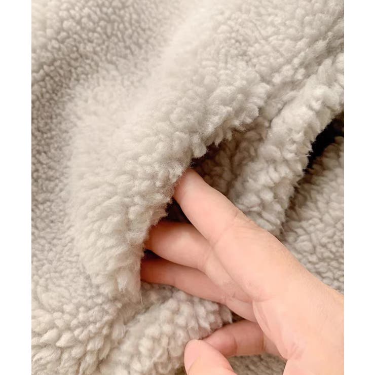 ノーカラーラグラン・スリーブボアブルゾン | SAISON DE PAPILLON  | 詳細画像20 