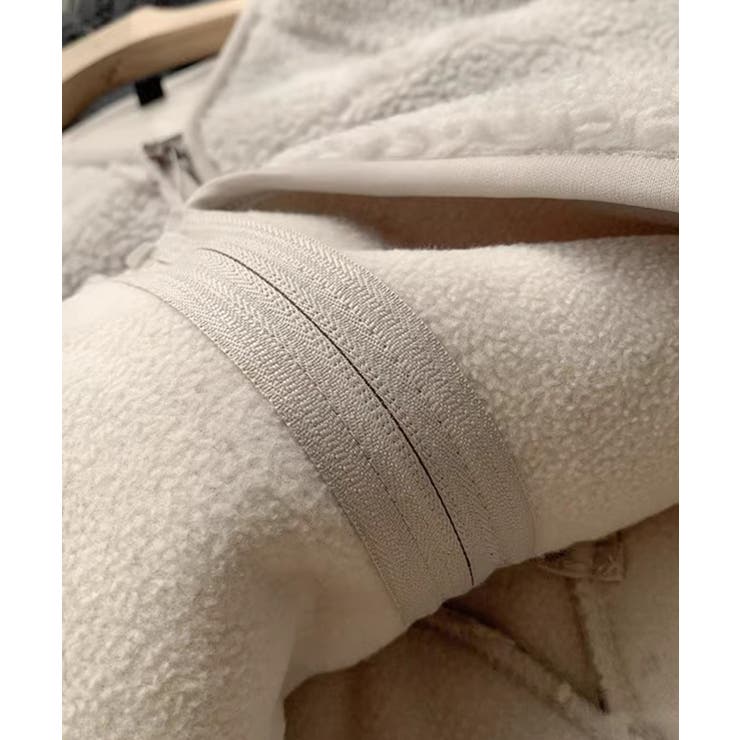 ノーカラーラグラン・スリーブボアブルゾン | SAISON DE PAPILLON  | 詳細画像21 