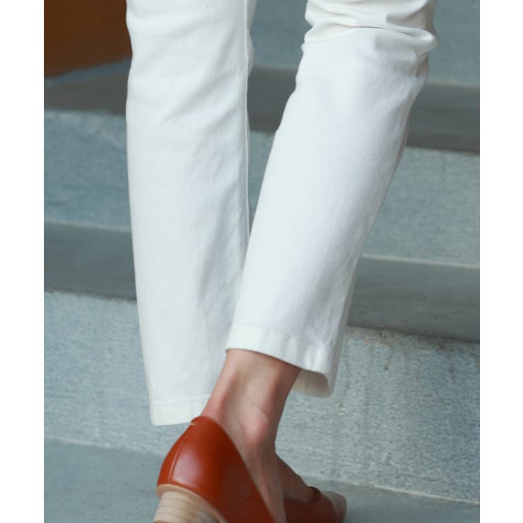 撥水コーティング九分丈ストレートストレッチデニム | SAISON DE PAPILLON  | 詳細画像13 