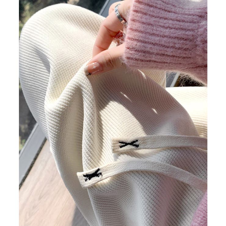 裏起毛コーデユロイワイドパンツ | SAISON DE PAPILLON  | 詳細画像14 