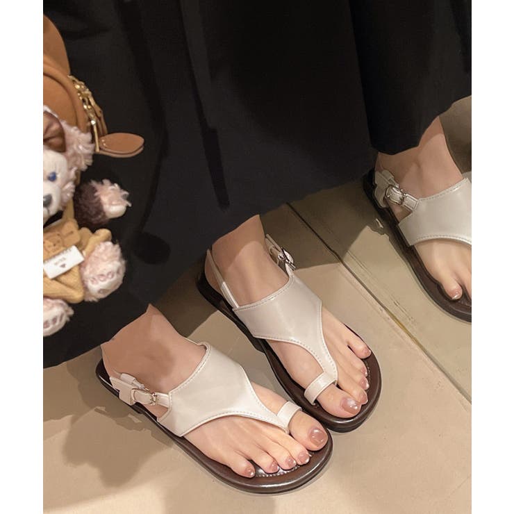 抜け感のある足元を叶えるトングサンダル | SAISON DE PAPILLON  | 詳細画像5 