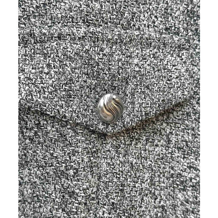 ローウエストミニ丈プリーツツイードワンピース | SAISON DE PAPILLON  | 詳細画像13 