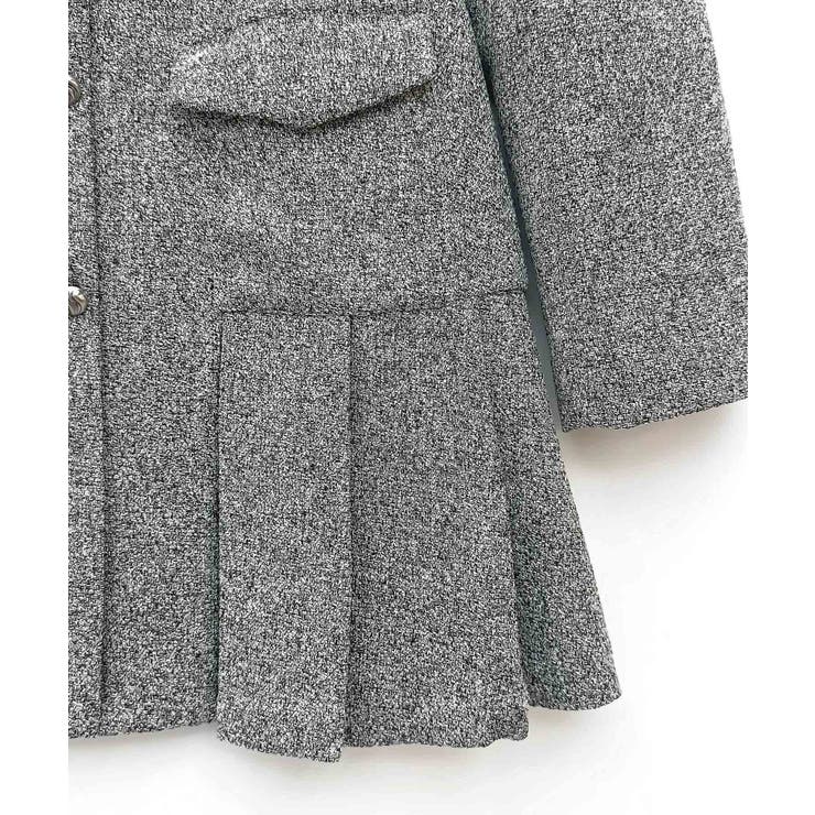 ローウエストミニ丈プリーツツイードワンピース | SAISON DE PAPILLON  | 詳細画像14 