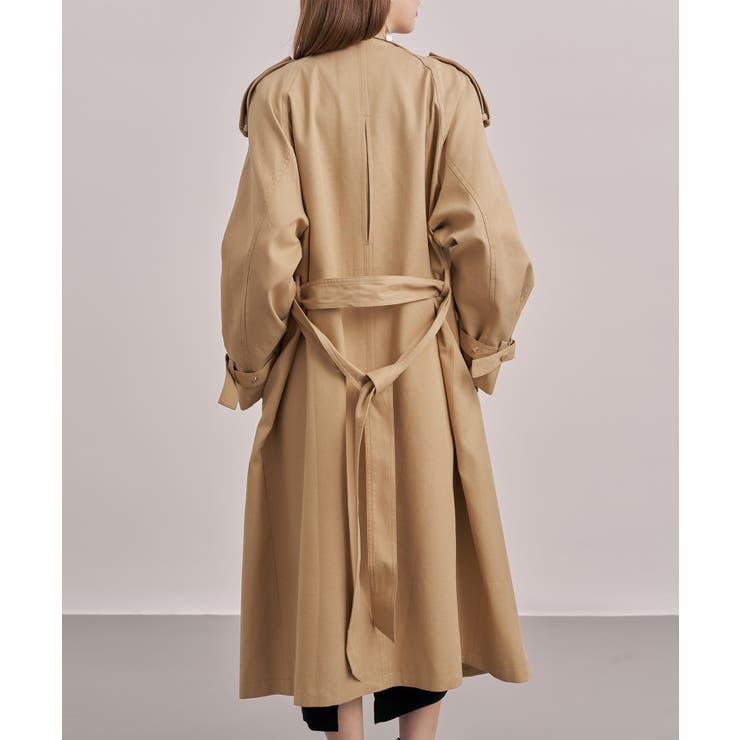 テンセル混オーバーサイズトレンチコート | SAISON DE PAPILLON  | 詳細画像17 