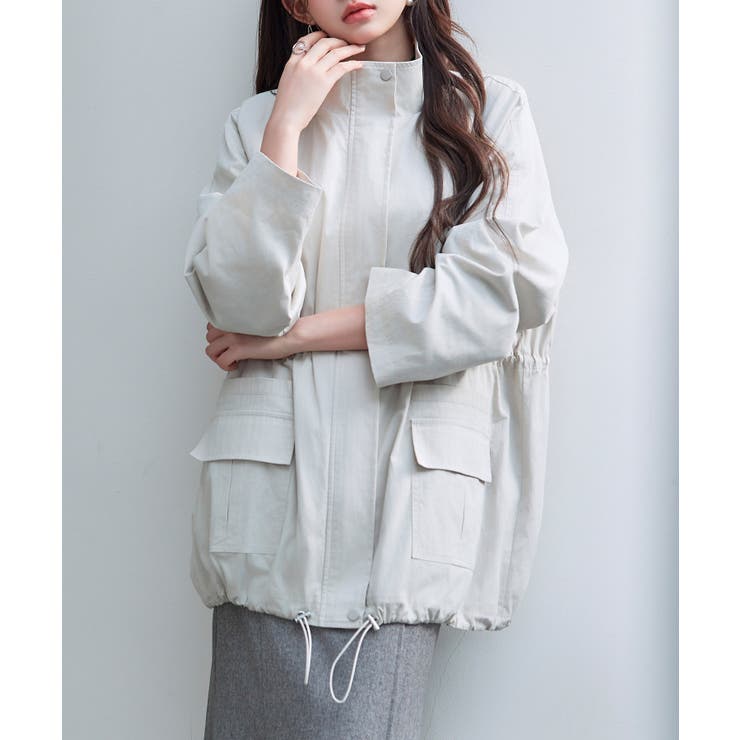 ワックスドオーバーブルゾン | SAISON DE PAPILLON  | 詳細画像23 