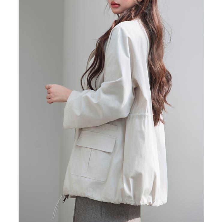 ワックスドオーバーブルゾン | SAISON DE PAPILLON  | 詳細画像15 