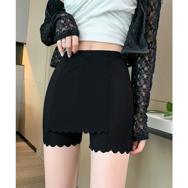 Y字ラインカバーペチコート付きインナーペチパンツ | SAISON DE PAPILLON  | 詳細画像15 