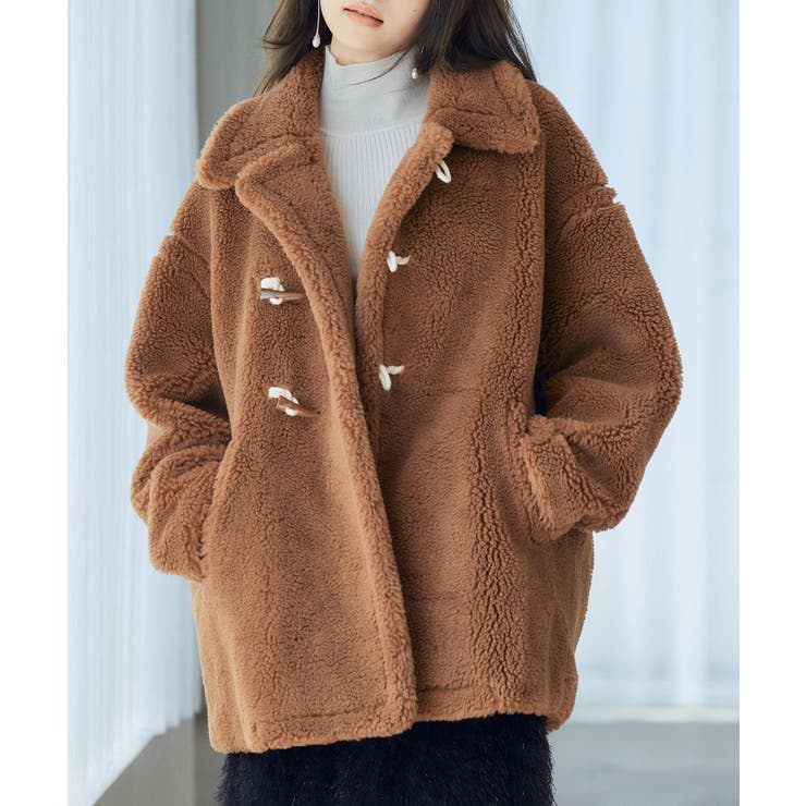 もこもこあったかボア生地コート[品番：DSSW0005070]｜SAISON DE