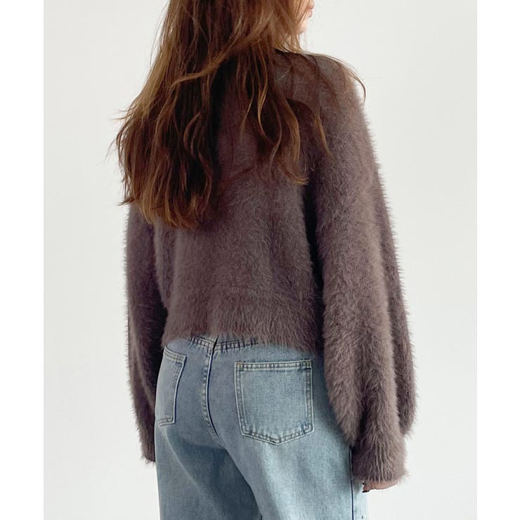 シャギーラウンドニットプルオーバー(4色展開) | SAISON DE PAPILLON  | 詳細画像26 