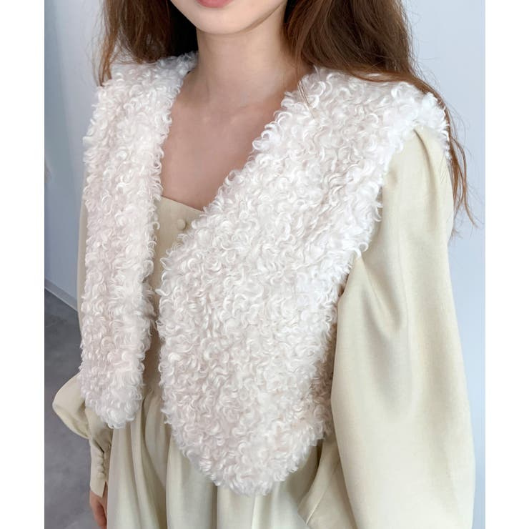 プードルファー2WAYショートベスト ホワイト プードルファー2WAYショートベスト ホワイト - メルカリ