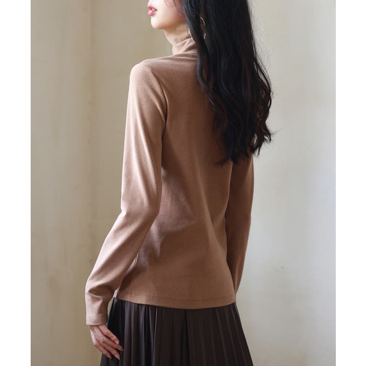 暖かいフリースハイネックトップス | SAISON DE PAPILLON  | 詳細画像11 