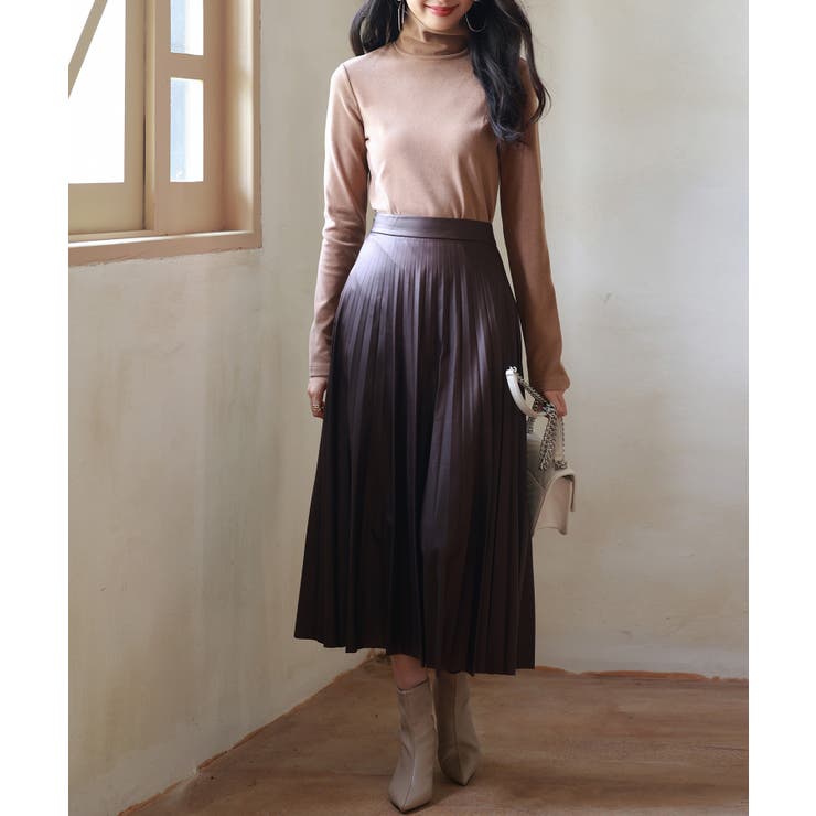 暖かいフリースハイネックトップス | SAISON DE PAPILLON  | 詳細画像12 