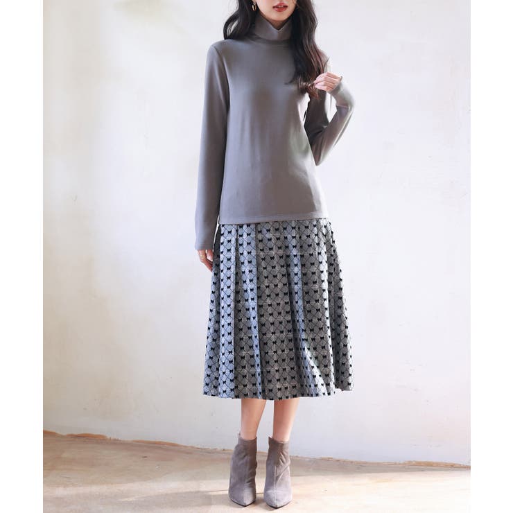 暖かいフリースハイネックトップス | SAISON DE PAPILLON  | 詳細画像20 