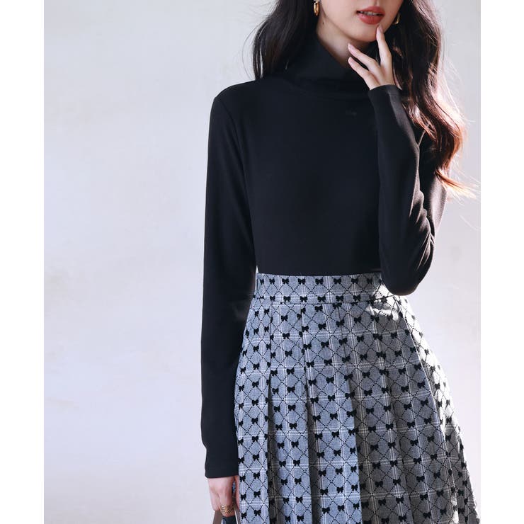 暖かいフリースハイネックトップス | SAISON DE PAPILLON  | 詳細画像26 