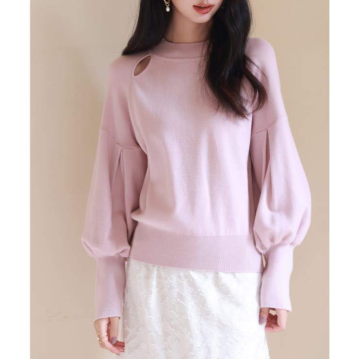 ふんわりスリープニットプルオーバー | SAISON DE PAPILLON  | 詳細画像21 