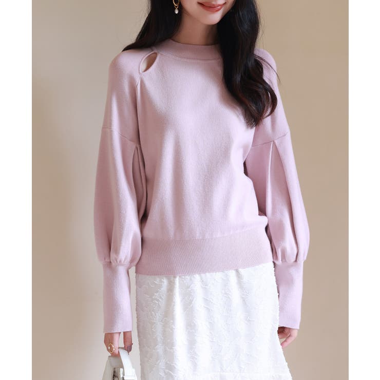 ふんわりスリープニットプルオーバー | SAISON DE PAPILLON  | 詳細画像22 