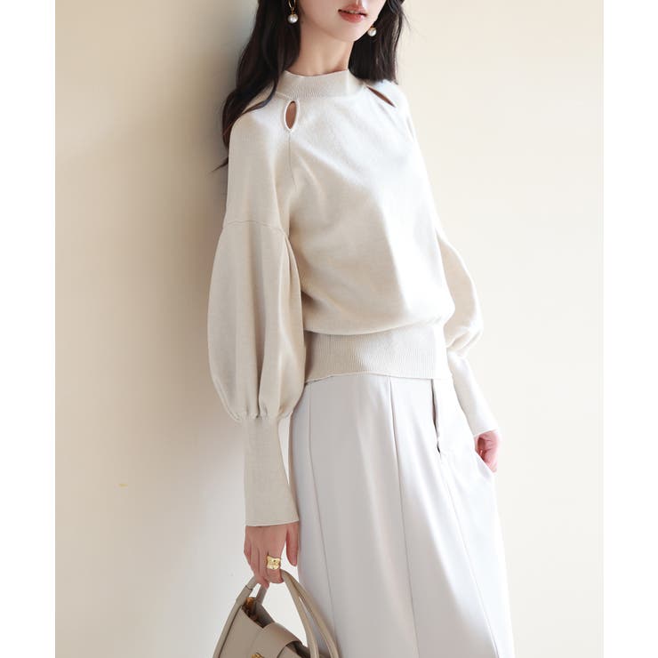 ふんわりスリープニットプルオーバー | SAISON DE PAPILLON  | 詳細画像19 