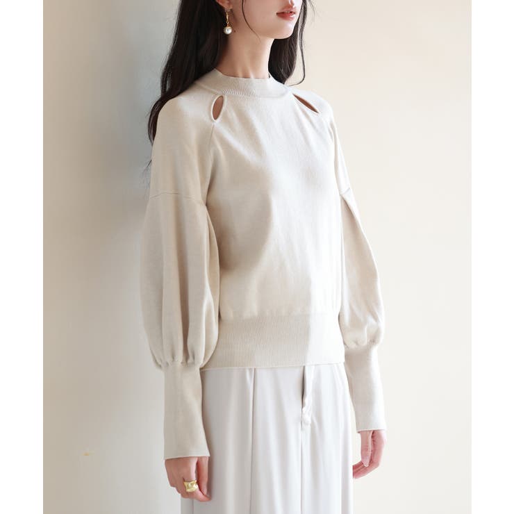 ふんわりスリープニットプルオーバー | SAISON DE PAPILLON  | 詳細画像13 