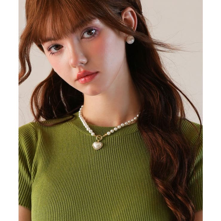 リブ編みクルーネックサマーニット | SAISON DE PAPILLON  | 詳細画像23 