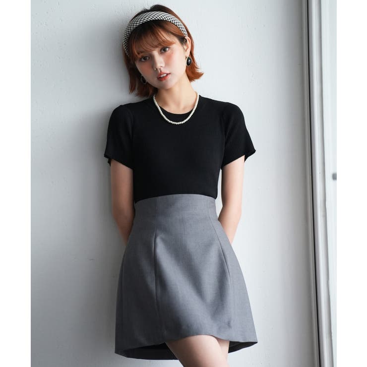 リブ編みクルーネックサマーニット | SAISON DE PAPILLON  | 詳細画像26 