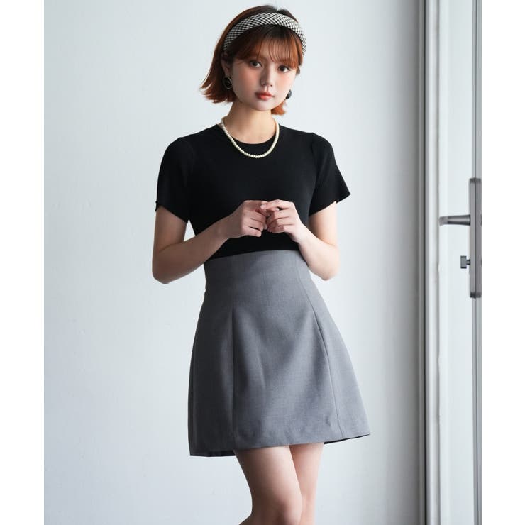 リブ編みクルーネックサマーニット | SAISON DE PAPILLON  | 詳細画像30 