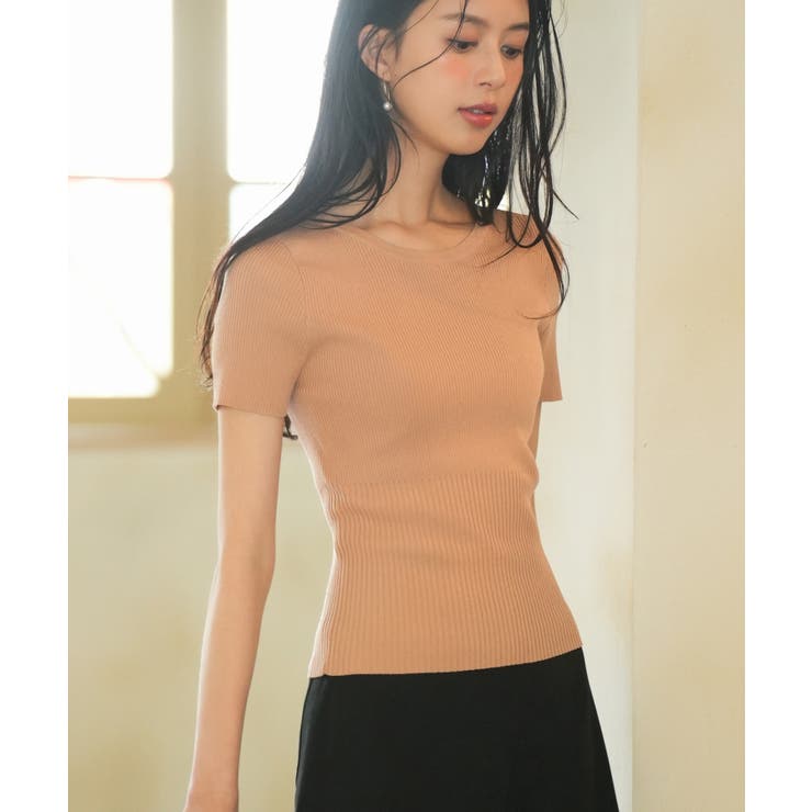 極美品】Cruciani クルチアーニ サマーニット 半袖 ホワイト 48