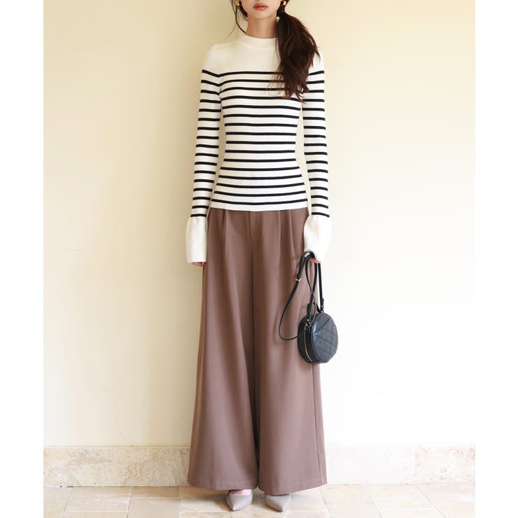 【選べる2type】前後2wayボウタイリボンニット | SAISON DE PAPILLON  | 詳細画像7 