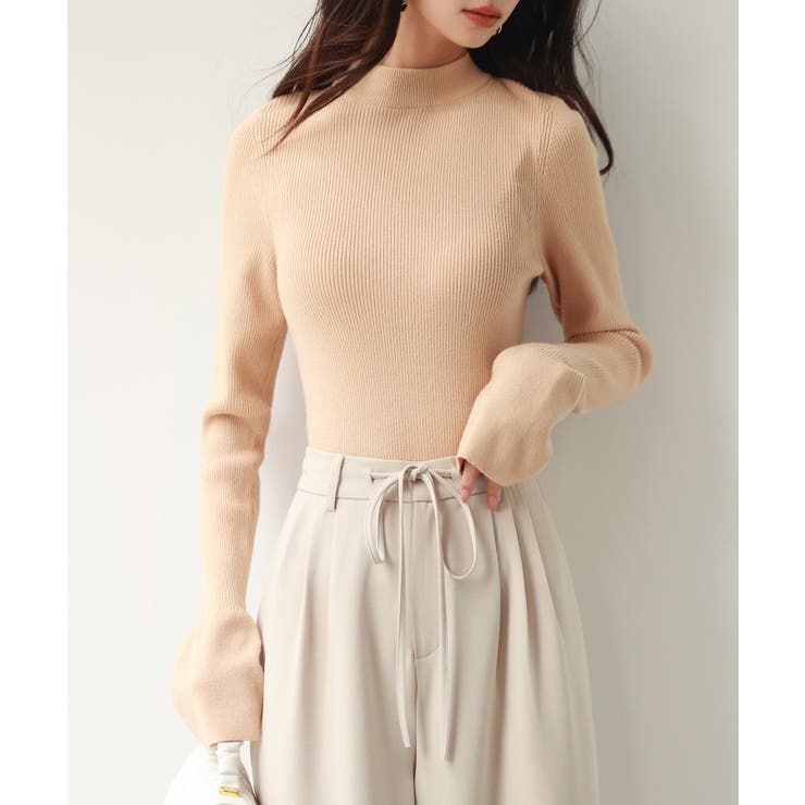 【選べる2type】前後2wayボウタイリボンニット | SAISON DE PAPILLON  | 詳細画像30 