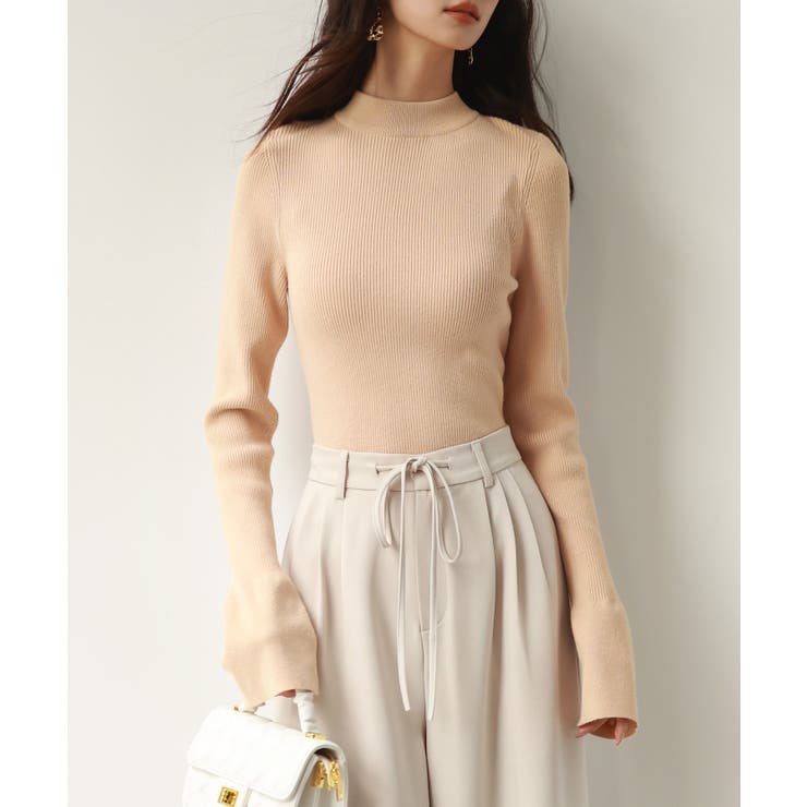 【選べる2type】前後2wayボウタイリボンニット | SAISON DE PAPILLON  | 詳細画像31 