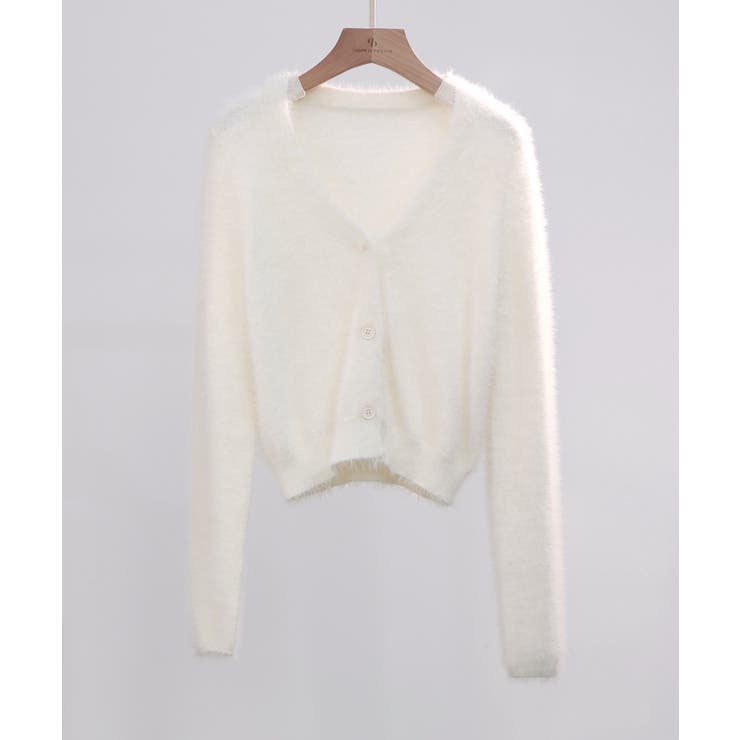 柔らかいシャギーニットカーディガン | SAISON DE PAPILLON  | 詳細画像29 