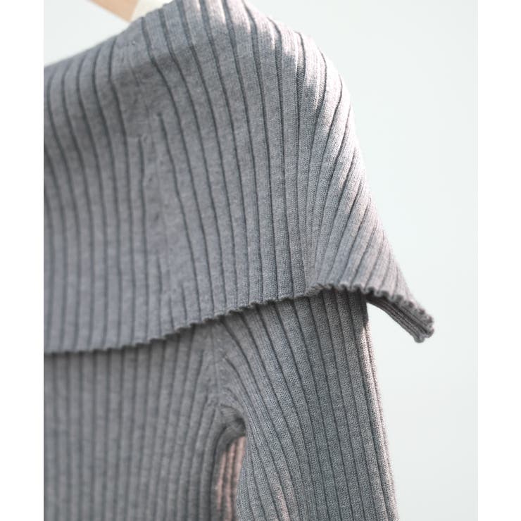 2wayジップニットプルオーバー | SAISON DE PAPILLON  | 詳細画像25 