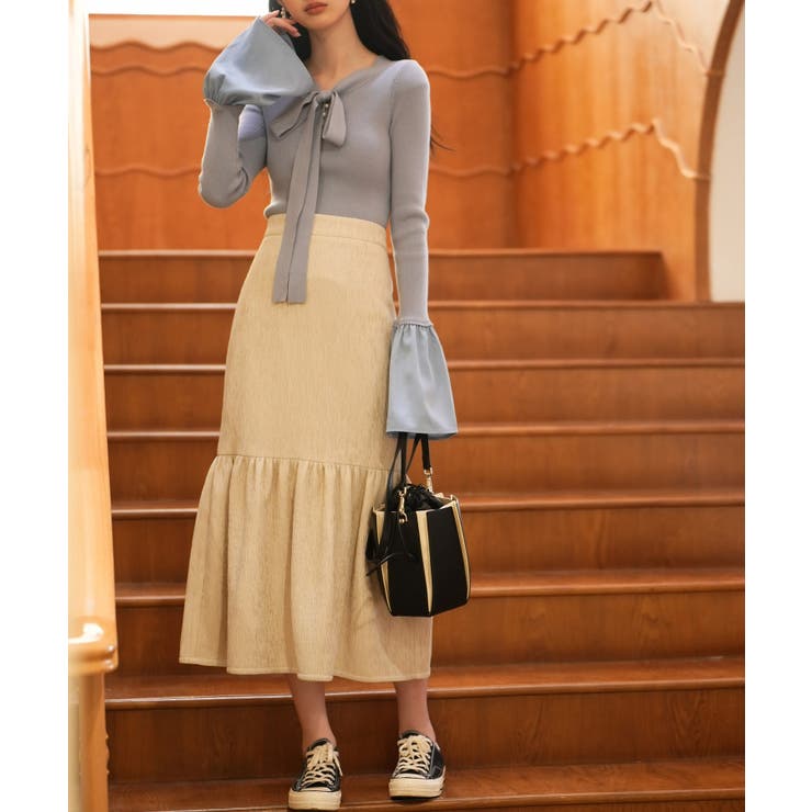 フレア袖ニットプルオーバ | SAISON DE PAPILLON  | 詳細画像45 