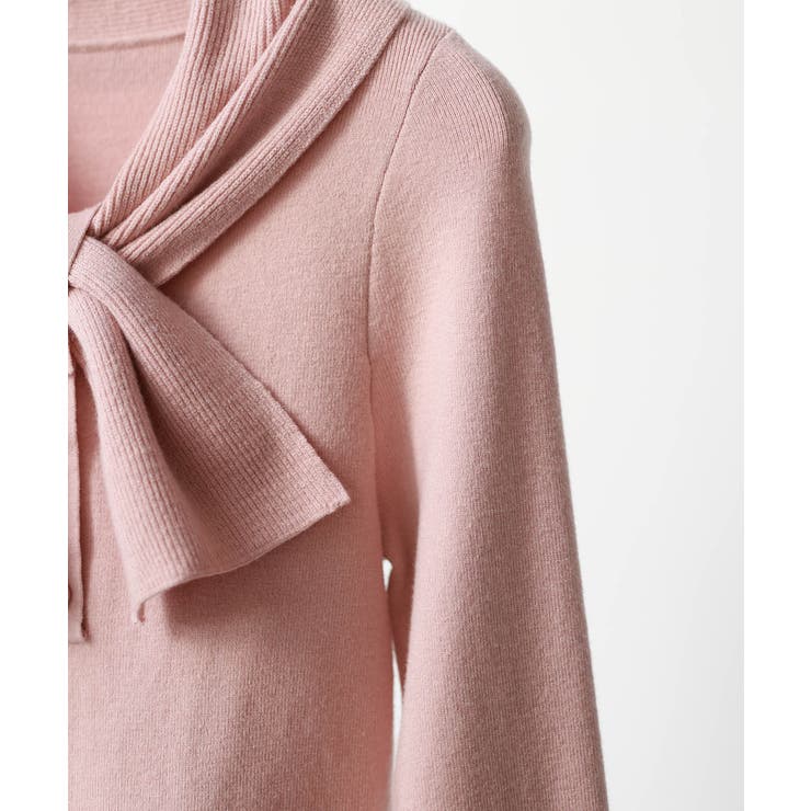 リボンボウタイネックニットプルオーバ | SAISON DE PAPILLON  | 詳細画像25 