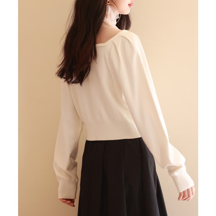 レイヤード風ニットプルオーバ | SAISON DE PAPILLON  | 詳細画像6 