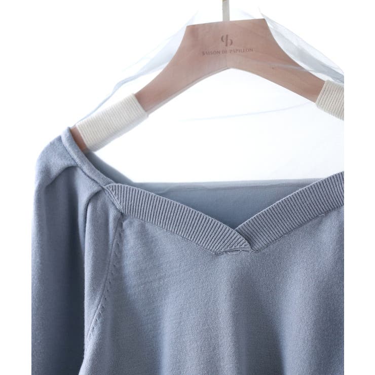 レイヤード風ニットプルオーバ | SAISON DE PAPILLON  | 詳細画像23 