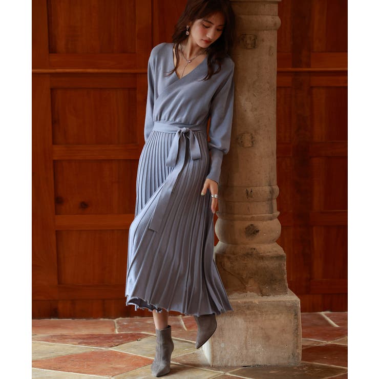 EPOCA LA MAGLIA IN CASA ニットワンピース カシュクール