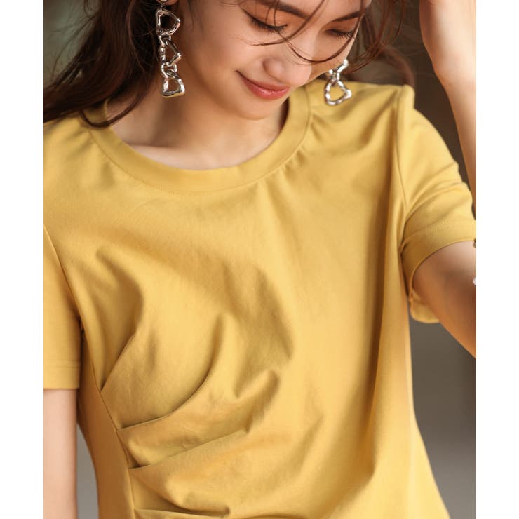 デザインスリットTシャツカットソー | SAISON DE PAPILLON  | 詳細画像24 