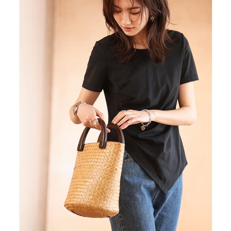 デザインスリットTシャツカットソー | SAISON DE PAPILLON  | 詳細画像8 