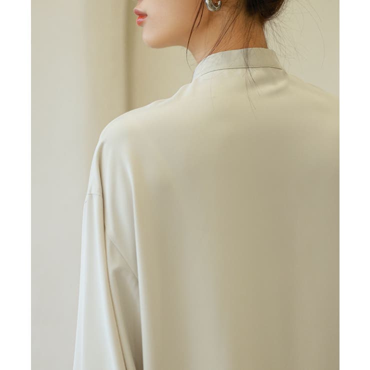 美品☆23区♡大きいサイズ44☆シフォン ブラウス☆ラメ ホワイト テチチ Te chichi ラッフルフリルアシメブラウス《2025summer